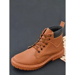 Killer Men Round Toe Laced Up Boots