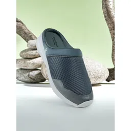 KazarMax Men Woven Design Memory Foam Mule Sneakers