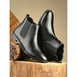 FOXYFOOT Men Mid-Top Chelsea Boots