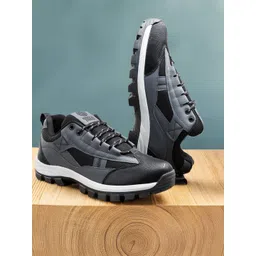 bacca bucci Forest Low-Top Hiking Boots For Men Grey UK 6