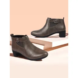 FAUSTO Women Heeled Chelsea Boots