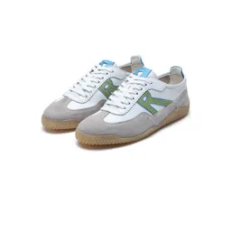 RARE RABBIT Men Colourblocked Leather Sneakers