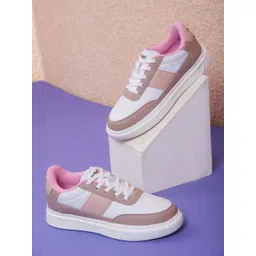Action Plus Women Colourblocked PU Sneakers