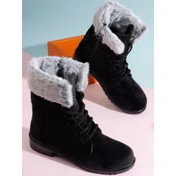 Denill Women Round Toe Winter Boots