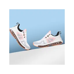 JQR Men PREMIUM White Mesh Running Shoes