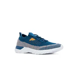 Khadims Men Blue Textile Walking Non-Marking Shoes