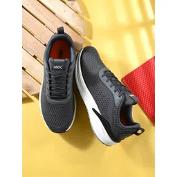 HRX by Hrithik Roshan Men Grey & White Mesh Running Shoes