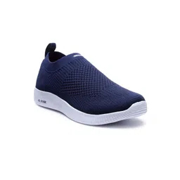 Action Men Navy Blue Mesh Running Non-Marking Slip-On Shoes
