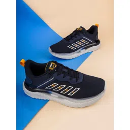 Campus Men Mesh Lace-Up Running Non-Marking Shoes