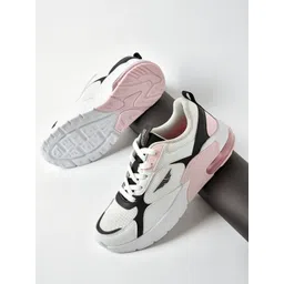 Red Tape Women White Mesh Walking Shoes