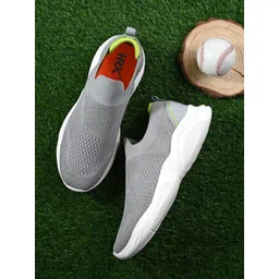 HRX by Hrithik Roshan Men Grey PU Foam Bounce Back Walking Shoes