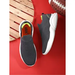 HRX by Hrithik Roshan Men Grey & White PU Foam Bounce Back Walking Shoes