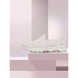 Skechers Women Off White Go 5 Walking Shoes