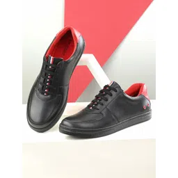 San Frissco Men Black Casual Sneakers