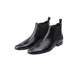 Harrykson London Men Solid Leather Lightweight Boots
