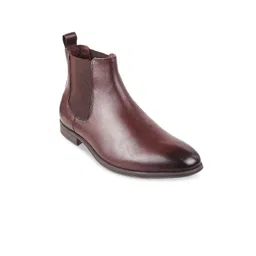 Metro Men Leather Chelsea Boots