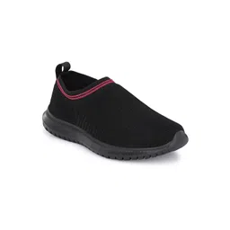 OFF LIMITS Women Black Mesh Walking Non-Marking Shoes