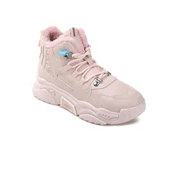 CASSIEY Women Textile High-Top Walking Shoes