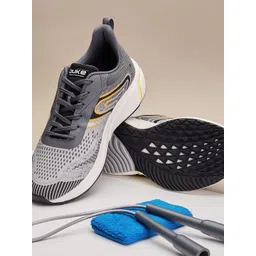 Duke Men Textured Lace-Ups Running Shoes