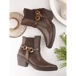 The Roadster Lifestyle Co. Women Block-Heeled Chelsea Boots