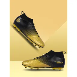 NIVIA Unisex Ashtang Gold Football Shoes