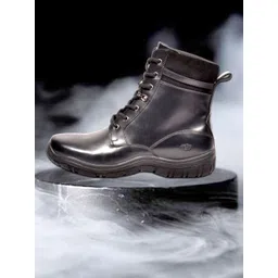 TSF Men Solid Lace Up Boots