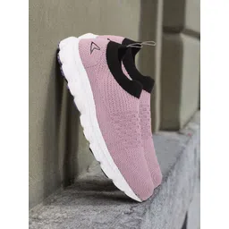 Power Women Purple Textile Running Non-Marking Shoes