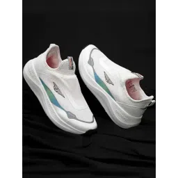 Red Tape Women's Comfort Stride White & Blue Walking Shoes