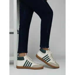 Truffle Collection Women's Beige Ankle High Sneakers