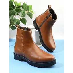 The Roadster Lifestyle Co Women Casual Chelsea Boots
