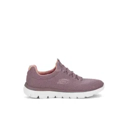 Skechers Womens SUMMITS Mauve Casual Lace Up Shoe