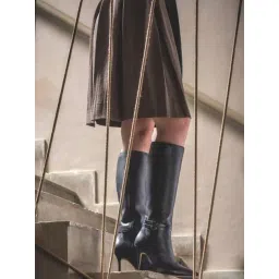 Saint G Women's REY Black Stiletto Booties