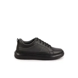 Fausto Men's Black Casual Sneakers