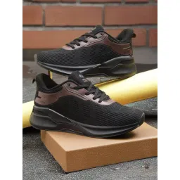 Bacca Bucci Men's FLEXION Black Running Shoes