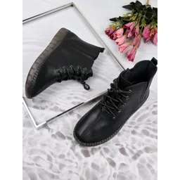 Jove Women Flatform Regular Boots