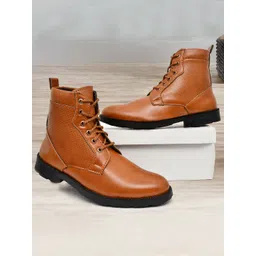 Killer Men Round Toe Laced Up Boots