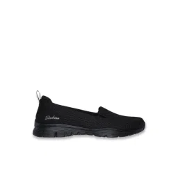 Skechers Womens SEAGER Black Casual Slip On Shoe