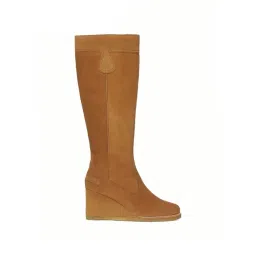 Saint G Women's Camel Wedge Booties