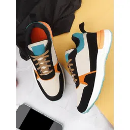 Kook N Keech Men Colourblocked Sneakers
