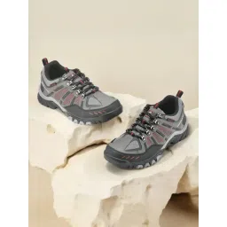 Woodland Men's Grey Casual Sneakers