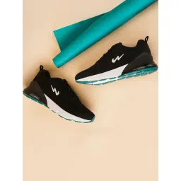 Campus Men's North Plus Jet Black Running Shoes