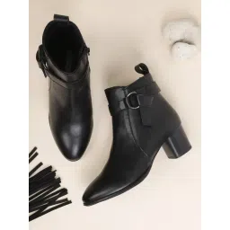 Elle Women's Black Casual Booties
