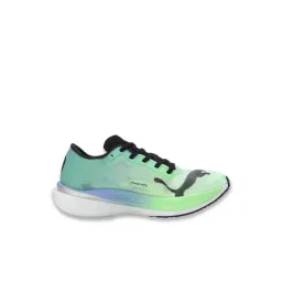 Puma Women's Fizzy Lime, Royal Sapphire & Black Deviate NITRO Elite 2 Running Shoes