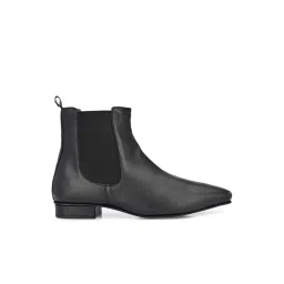 Carlo Romano Black Women's Chelsea Boots