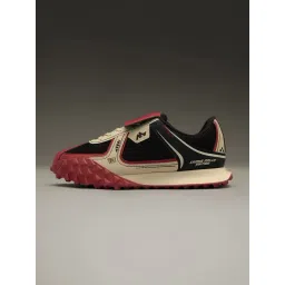 The Souled Store Men's Velocity Black Casual Sneakers