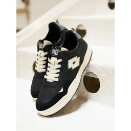 Lotto Men's Leggenda Hoop Star OG Black & White Sneakers