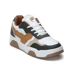 Field Care Men White PU Casual Shoes