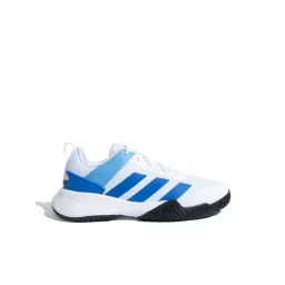 ADIDAS Men's TENNIS TOP White & Bright Royal Tennis Shoes