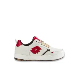 Lotto Men's Hoopstar OG White & Red Sneakers