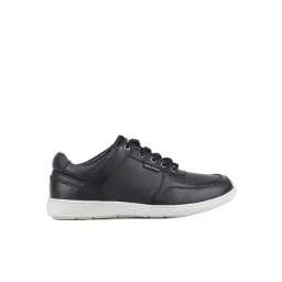 Red Chief Men's Black Casual Sneakers